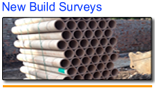 drain surveys prio to and after new build projects